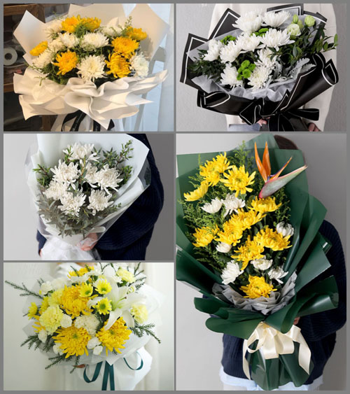 浙江省衢州龙游县石佛乡姚村村白事花束代送